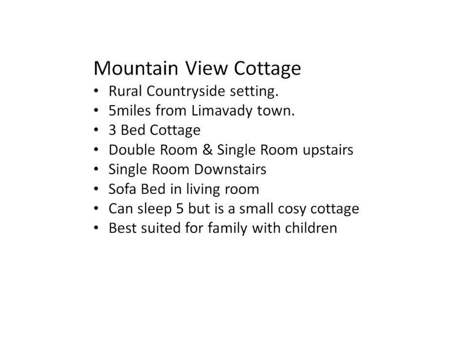 Mountain View Cottage Limavady Ngoại thất bức ảnh